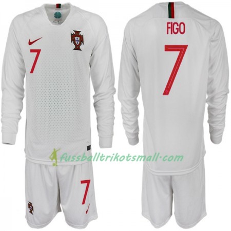 Fußballtrikots Portugal FIGO 7 Kinder WM 2018 Langarm Auswärts-trikot kaufen